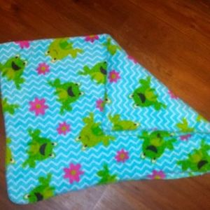2 for $10 Small frog blanket